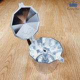 Cafetera Italiana Grande 12 Tazas Aluminio Cafe Tradicional