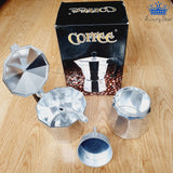 Cafetera Italiana Grande 12 Tazas Aluminio Cafe Tradicional