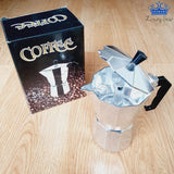 Cafetera Italiana Cafe Aluminio 6 Tazas Bebida Caliente