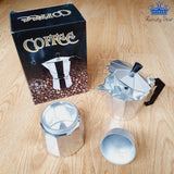 Cafetera Italiana Cafe Aluminio 6 Tazas Bebida Caliente