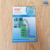 Candado Metalico Numeros Clave Anillos Giratorios Proteccion