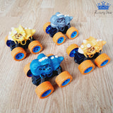 Carro Todoterreno Dinosaurio Impulso Juguete Color Niños Carro Todoterreno Dinosaurio