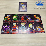 Cartas Dragon Ball Z x10 Negras Coleccion Niños Anime