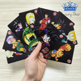 Cartas Dragon Ball Z x10 Negras Coleccion Niños Anime