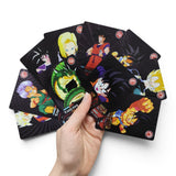 Cartas Dragon Ball Z x10 Negras Coleccion Niños Anime