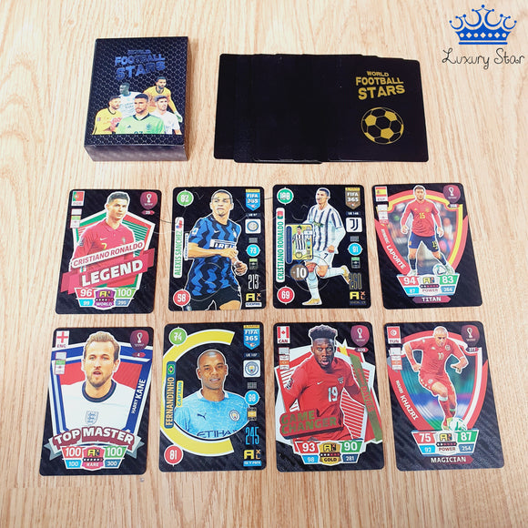 Cartas Futbolistas Coleccionable Juego Futbol Super Estrella