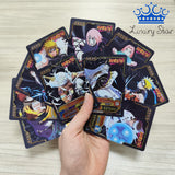 Cartas Naruto Negras x10 Coleccion Niños