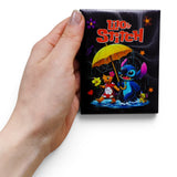 Cartas Stitch x 10 Plateado Negro Juego Niños Coleccion