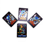 Cartas Stitch x 10 Plateado Negro Juego Niños Coleccion