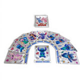 Cartas Stitch x 10 Plateado Negro Juego Niños Coleccion