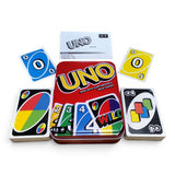 Cartas UNO Caja Metalica Juego Familia Amigos Diversion