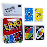 Cartas UNO Caja Metalica Juego Familia Amigos Diversion