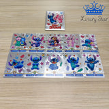 Cartas Stitch x 10 Plateado Negro Juego Niños Coleccion