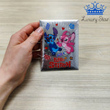 Cartas Stitch x 10 Plateado Negro Juego Niños Coleccion