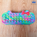 Cartuchera Pop It Goma Antiestres Burbujas Cartera Colores