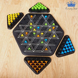 Chain Triangle Rubber Band Juego Chess Cauchos Triangulos