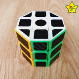 Cubo Cilindro Spinner Cortado Hexagonal 3x3 Carbono