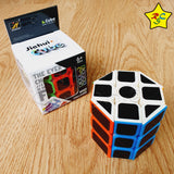 Cubo Cilindro Spinner Cortado Hexagonal 3x3 Carbono