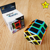 Cubo Cilindro Spinner Cortado Hexagonal 3x3 Carbono