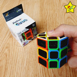 Cubo Cilindro Spinner Cortado Hexagonal 3x3 Carbono