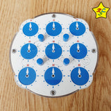 Clock Magnetico Profesional Azul Qiyi Reloj Puzzle