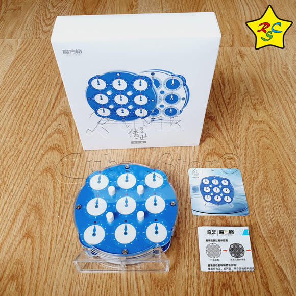 Clock Magnetico Profesional Azul Qiyi Reloj Puzzle