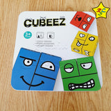 Juego Cubeez Bloques Battle Caras Cubos Color Tarjeta Timbre