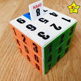 Cubo 3x3 Klotski Deslizar Rompecabezas Numeros Detalle