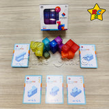 Cubo Soma Magnetico + Tarjetas Puzzle Reto Mental