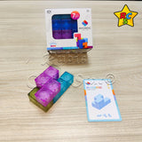 Cubo Soma Magnetico + Tarjetas Puzzle Reto Mental