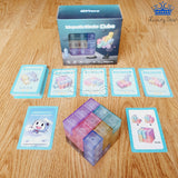 Cubo Soma Magnetico Qiyi Pastel Retos Puzzle Armar + Tarjetas