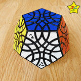 Curvy Dinominx Aj Redi Cubo Modificación Negro Difícil