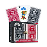 Juego Cartas Copag Wsop Par Rojo Negro Naipes Poker Plastico Negro/rojo