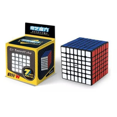 7x7 Qiyi Qixing Cubo Speedcube - Negro Pegatinas