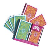 Juego De Cartas Copag Neoteric Plastico Azul Rosa Amarillo