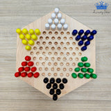 Damas Chinas 6 Jugadores Madera Checkers Ozmtoy Juego Mesa