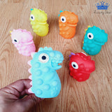 Juguete Dinosaurio Goma Antiestrés Pop It Burbujas Espichar