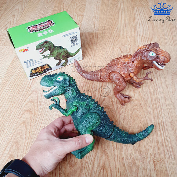 Dinosaurio Tiranosaurio Rex Con Luces Y Sonido Interactivo
