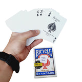 Baraja Trucada Dorso Blanco Blank Back Bicycle Poker Magia