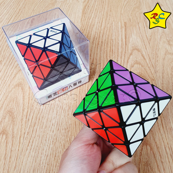 Cubo Fto Octaedro Magnético Qiyi Face Turning Negro