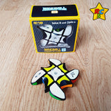 Floppy Windmill Spinner Cubo 3x3x1 Qiyi Tiled Fidget Toy Fondo Negro Tileds