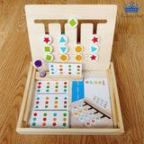 Juego Four Color Game Didactic Agilidad Mental + Reloj Arena