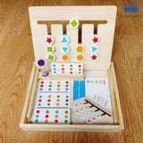 Juego Four Color Game Didactic Agilidad Mental + Reloj Arena
