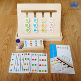 Juego Four Color Game Didactic Agilidad Mental + Reloj Arena