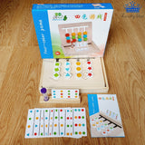 Juego Four Color Game Didactic Agilidad Mental + Reloj Arena