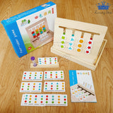 Juego Four Color Game Didactic Agilidad Mental + Reloj Arena