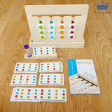 Juego Four Color Game Didactic Agilidad Mental + Reloj Arena