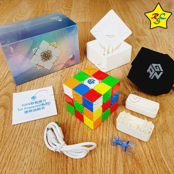 Cubo 3x3 Gan 12 Ui Free Play Inteligente Bluetooth
