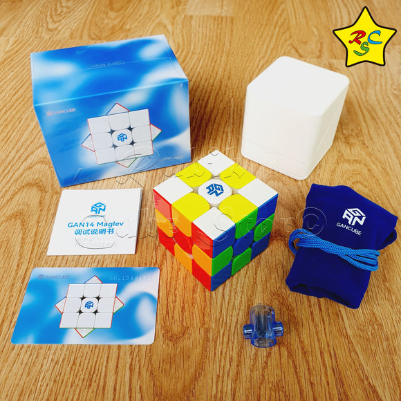 Gan 14 Maglev Uv Coated Cubo 3x3 Speedcube Original