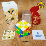 Gan 356 M E 3x3 Serpiente Lny Amarillo Año Nuevo Lunar Stickerless / Amarillo